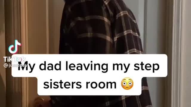 When You Meet Your Dad Nightime On The Corridor! Funny Video!