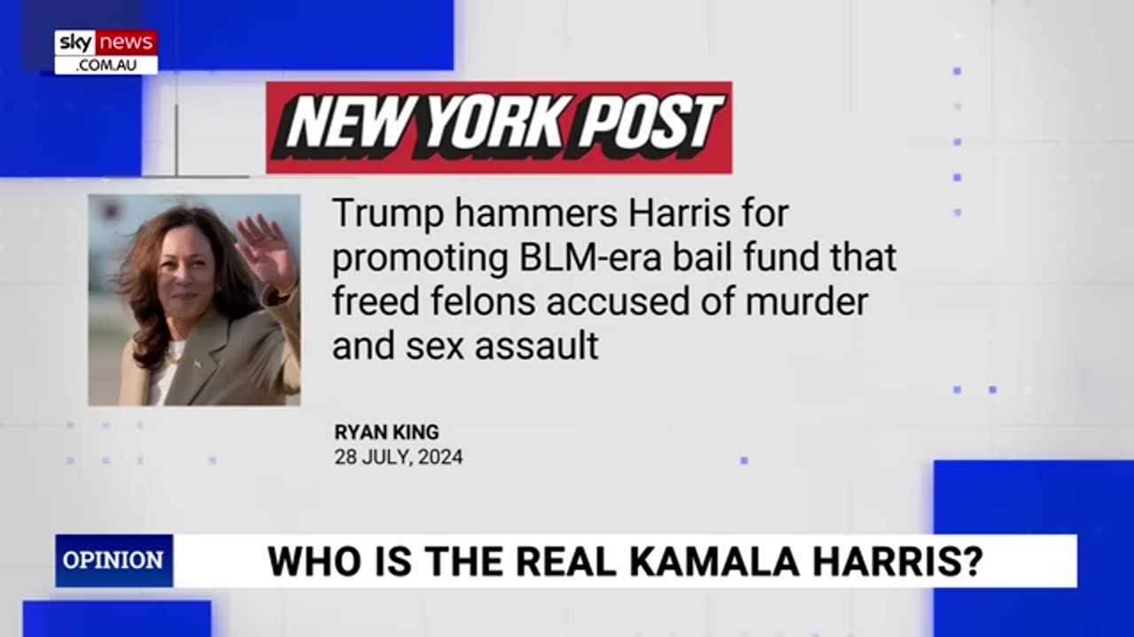 THE MAIN STREAM MEDIA IS CREATING A NEW KAMALA