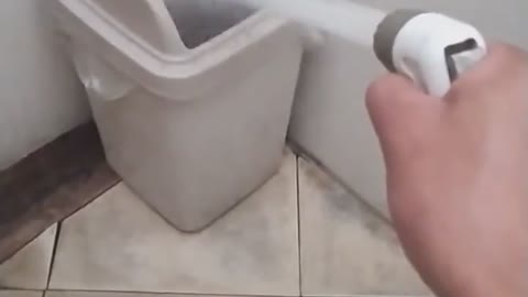 Spinning A Trash Bin Lid with Water Power
