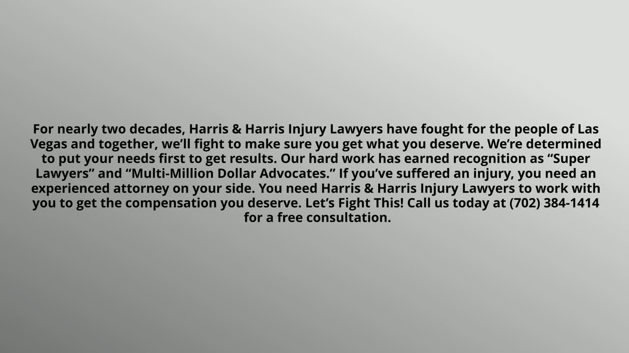 Las Vegas Personal Injury Lawyer