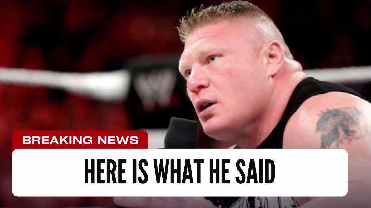 Eric Bischoff Talks Possible Lesnar Return