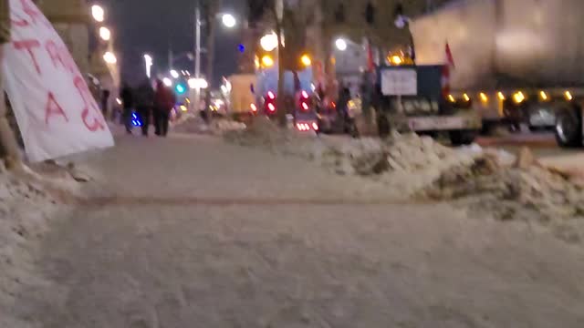 Ottawa protest January 31, 2022 raw video #11