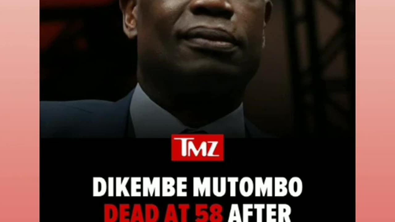 Rip to dikembe mutumbo 🙏🕊🕯10/14/24