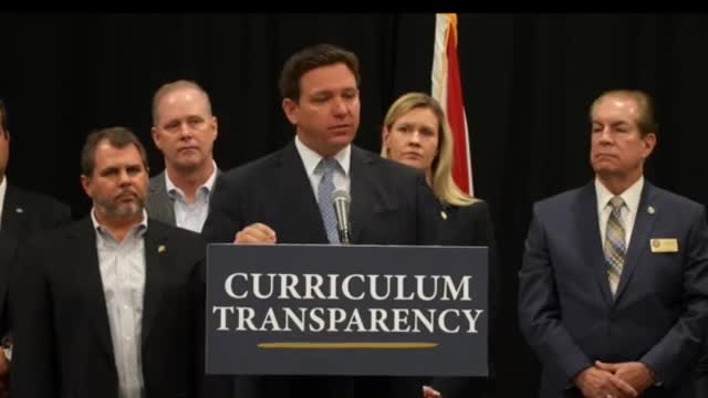 Gov. DeSantis: "Parents ... have a fundamental role to be involved in the education of their kids That's how it's going to be in the state of Florida"