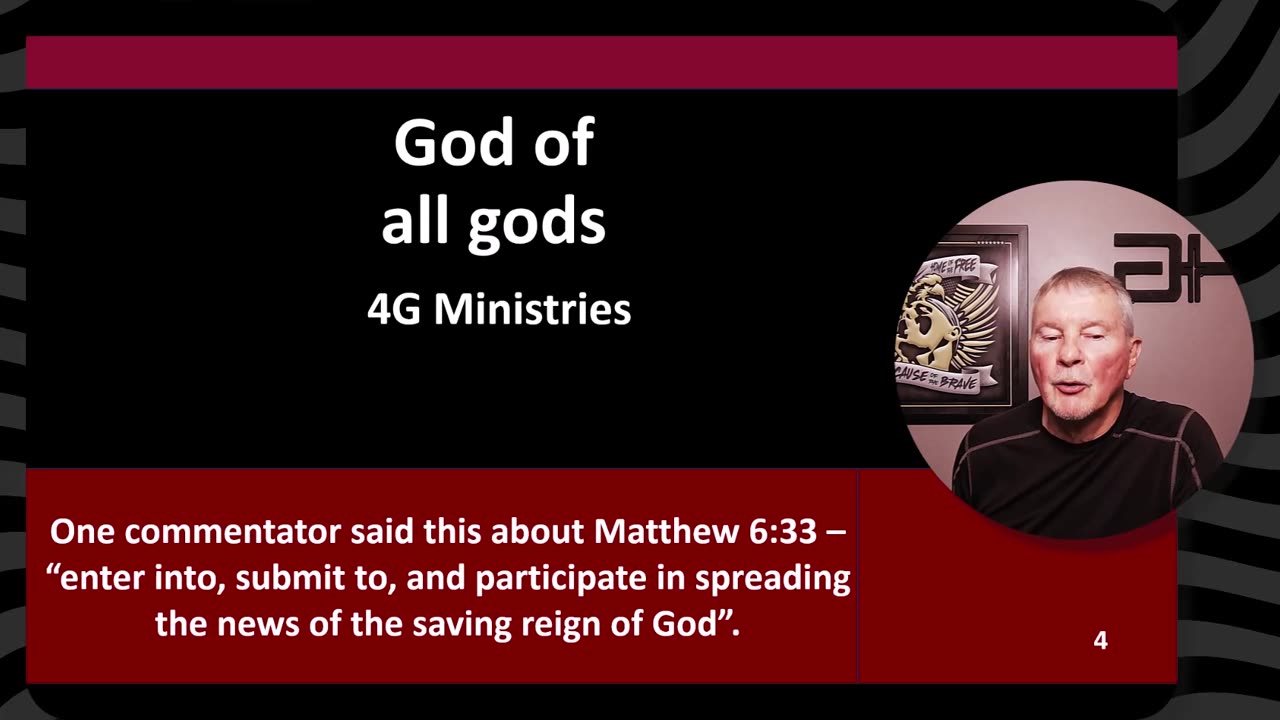 04 4G Fast Five Christian Devotional on Matthew 6:33