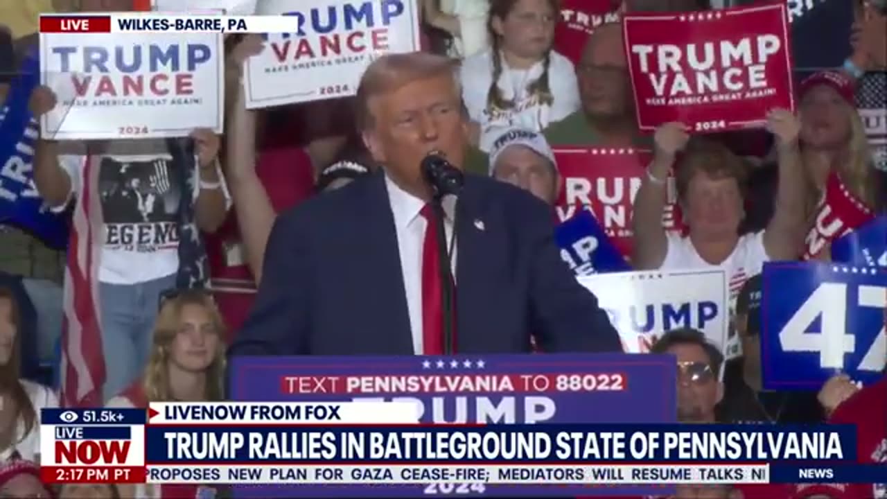 FULL SPEECH: Trump rallies in battleground state of Pennsylvania | LiveNOW from FOX