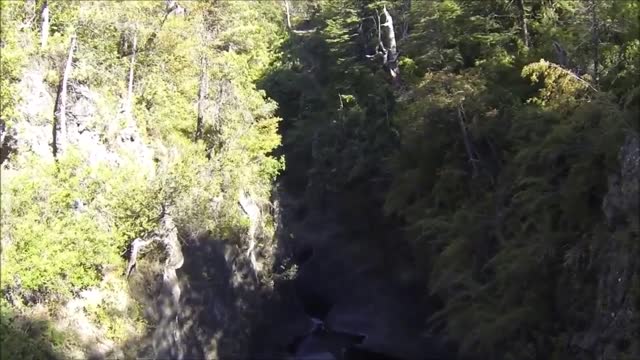 Radal Siete Tazas seven cups National Park in Chile