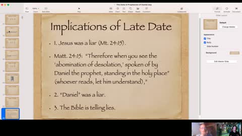 The Date and Prophecies of Daniel (Part 1)