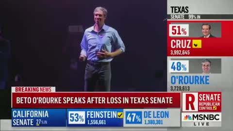 Beto O’Rourke Drops F-Bomb on Live TV in Fiery Concession Speech