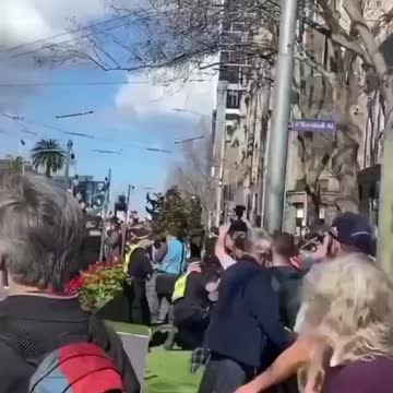 Melbourne, Australia: Lockdown Protest August 21, 2021