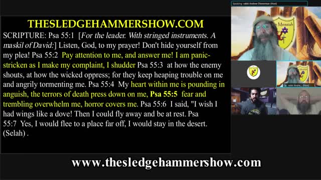 THE SLEDGEHAMMER SHOW SH 315 THE TOOL OF evil IS FEAR