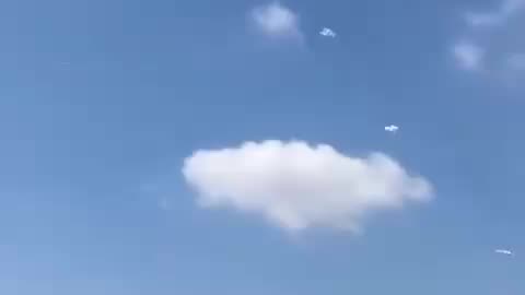 A barrage of rockets was fired from Lebanon at the Western Galilee a short