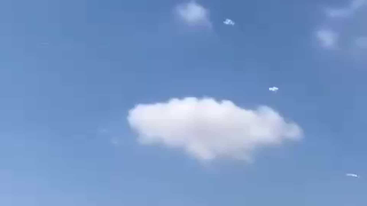 A barrage of rockets was fired from Lebanon at the Western Galilee a short