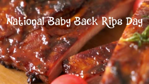 National Baby Back Ribs Day