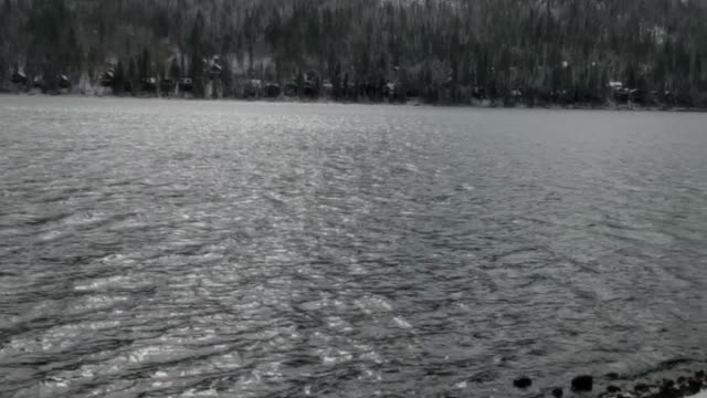 First snow Donner Lake 2020