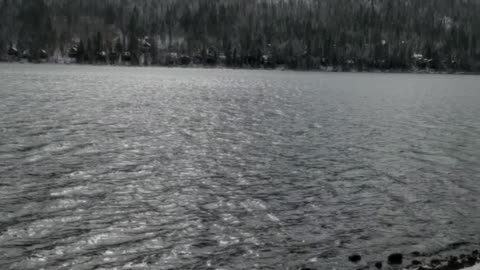 First snow Donner Lake 2020