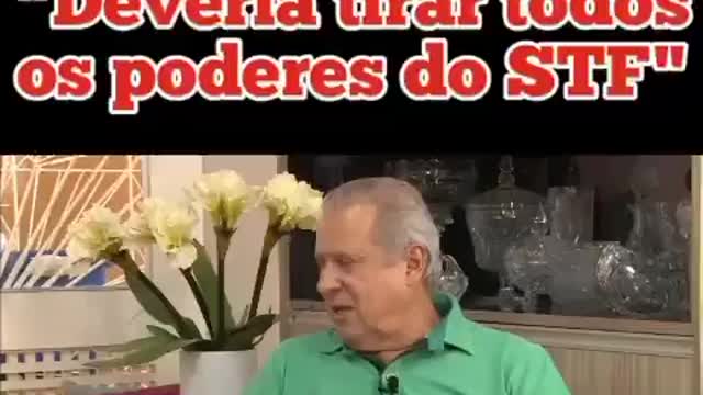 Declaração José Dirceu ditadura da toga