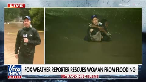 FOX Weather reporter rescues woman from car as floodwaters rise