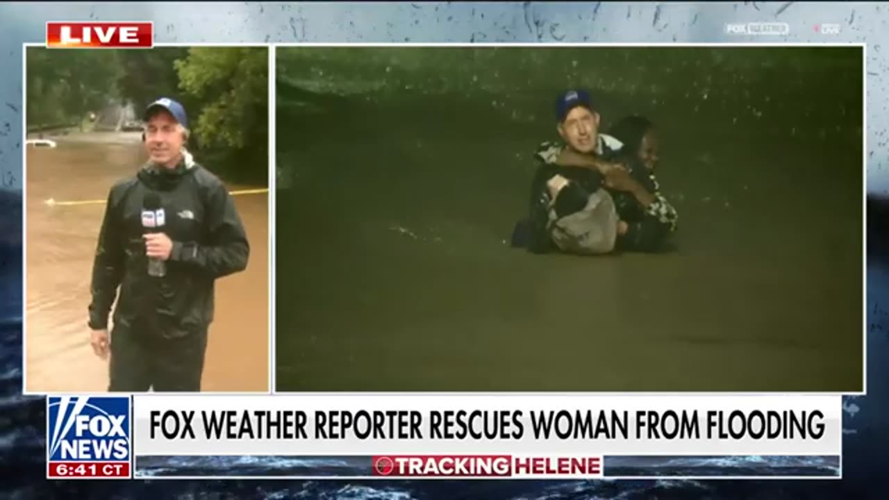 FOX Weather reporter rescues woman from car as floodwaters rise