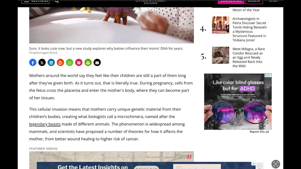 r/FemaleAntinatalism | Baby’s Cells Can Manipulate Mom’s Body for Decades: Scientists Discover…