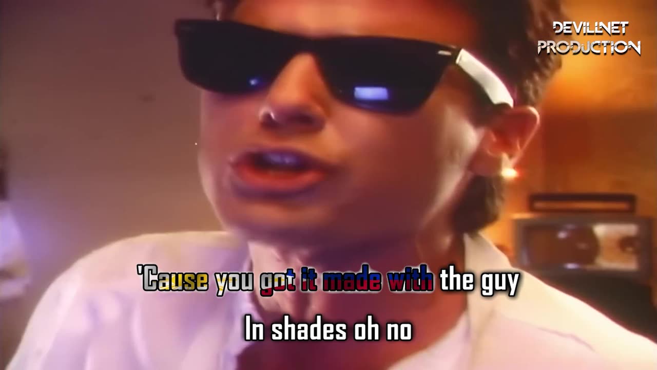 Sunglasses at night - Corey Hart (Karaoke + Instrumental)