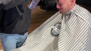 Barber Pulls Powdery Prank