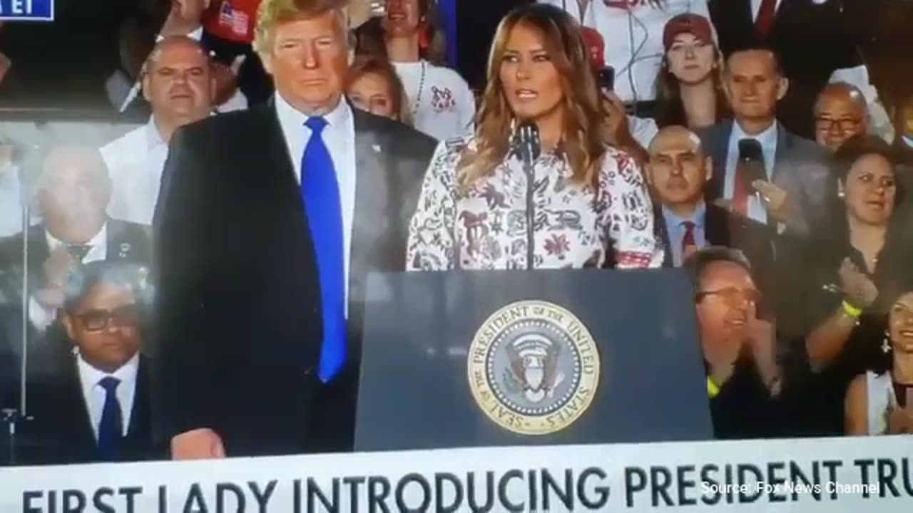 WATCH: Old Video Shows Beautifully-Dressed Melania Introducing Trump With Amazing Speech