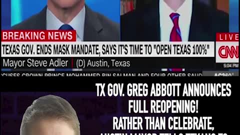 TX GOV. ANNOUNCES FULL REOPEN, BUT NOT EVERYONE AGREES WITH THE DECISION