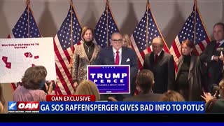 Ga. SOS Raffensperger gives bad info. to POTUS