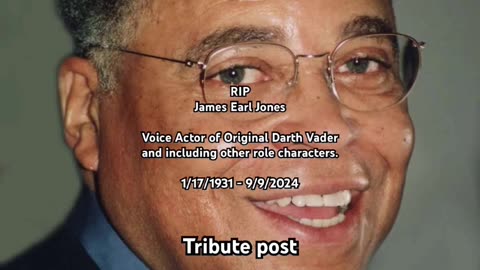 Tribute to James Earl Jones (Voice Actor Of Original Darth Vader)