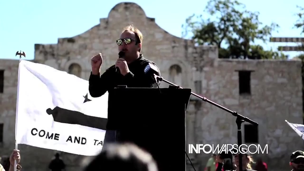 Alex Jones Open Carry Rally at Alamo - 10/19/2013