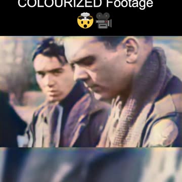 Young US Bomber Crew Captured by German Forces - Captivating COLOURIZED Footage 🇺🇸🤯🎥