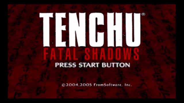 Opening Intro and Title Screen - Tenchu: Fatal Shadows (PlayStation 2)