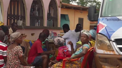 He turned a van into a mobile doctor’s office in Ghana