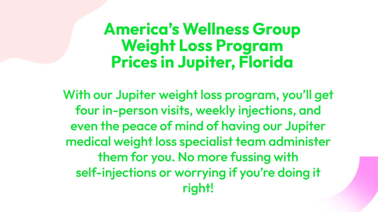 Americas Wellness Group : Weight Loss Program in Jupiter, FL