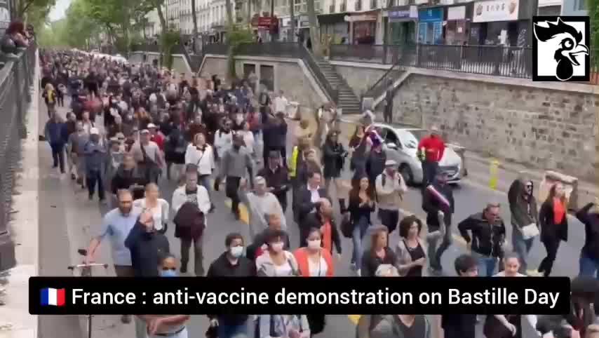 Anti Vaccine Protests in France