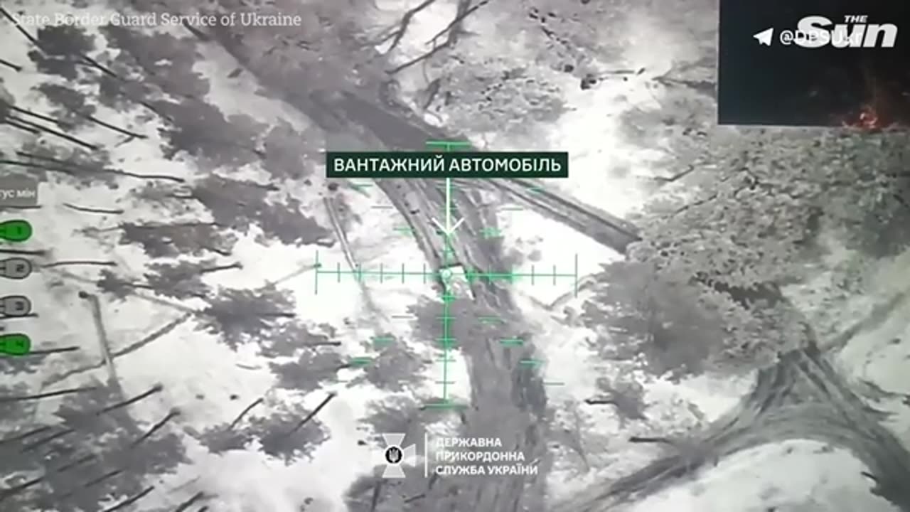 Dramatic moment Ukraine launches daring assault on Russian hideout as gunfire sends sparks flying