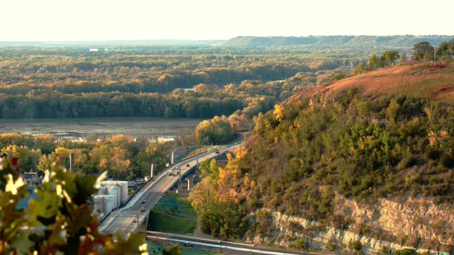 A Nice View Time Lapse Video of a Very Busy Road