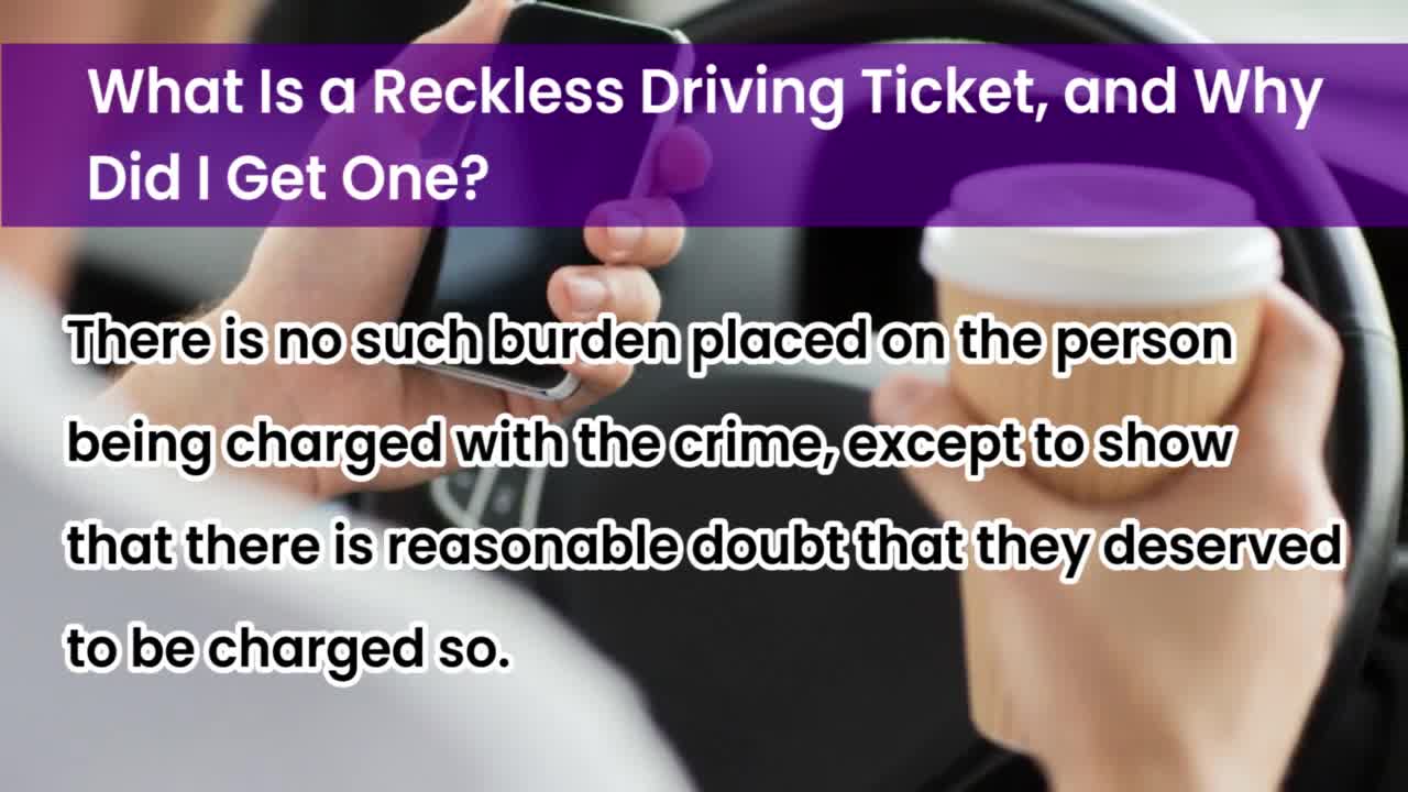 What is a reckless driving ticket, and why did I get one? - DUI Law Firm Denver