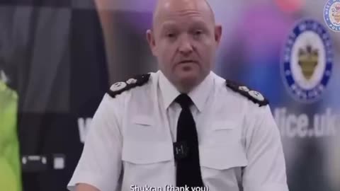 CAPTURED: CHIEF BRITISH POLICE OFFICER STARTS A VIDEO TO ITS BRITISH CITIZENS WITH 'SALAM ALAIKUM'