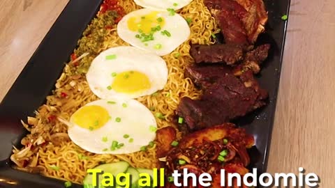 KL Foodie Giant Indomie Platter in Subang