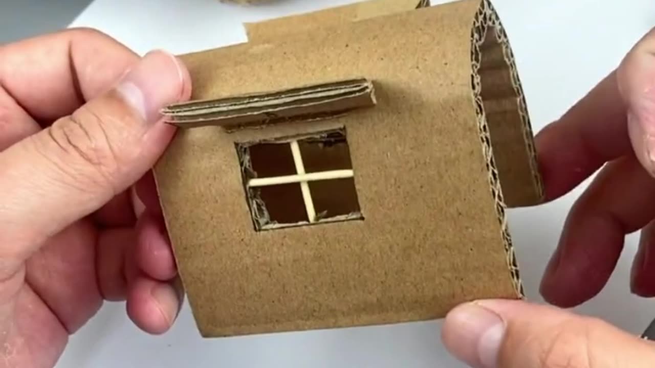 how to make simple ship from card board