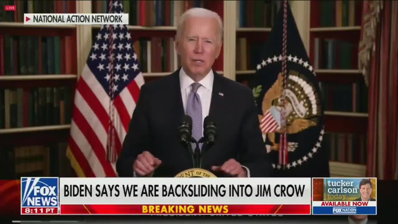 Joe Biden Spreads Big Lie About New Voting Laws