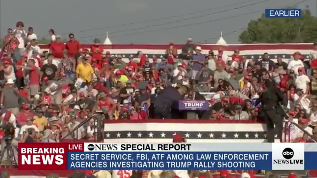 Trump says he was “shot with a bullet” in ear at rally | Here's everything we know