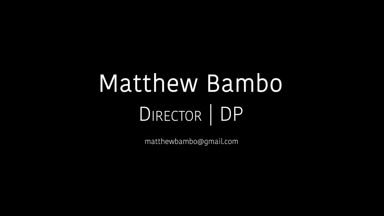 Matthew Bambo Reel Q1, 2024