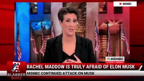 Rachel Maddow Is Truly Afraid Of Elon Musk