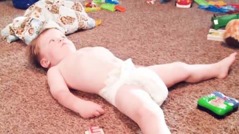 FUNNY BABY VIDEOS try not to laugh baby funny moments