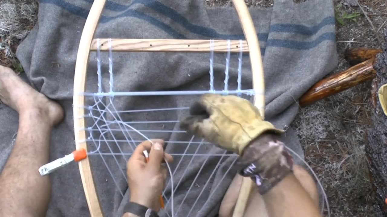 Lacing Snowshoes