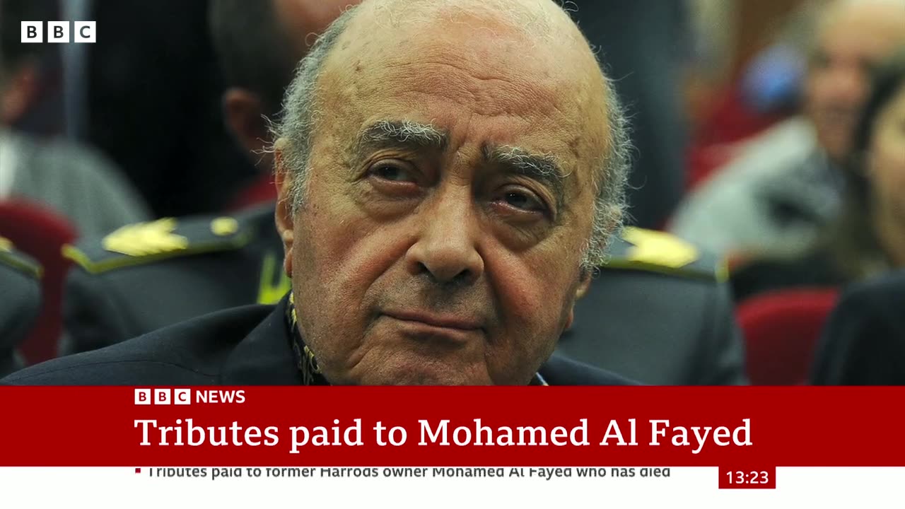 Former Harrods boss Mohamed Al Fayed dies aged 94 - BBC New