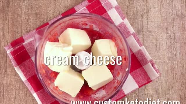 Strawberry Cheesecake Fat Bombs। Custom Keto Diet for Weightloss